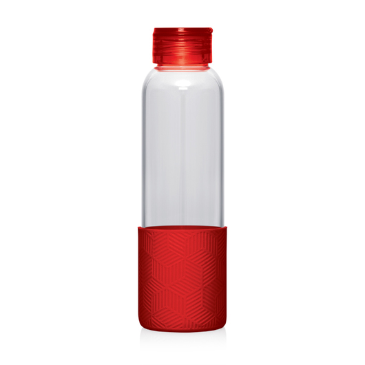 Wilston Glass Drink Bottles Red